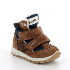 Sneakers waterproof - CUOIO/PETROLIO - 25