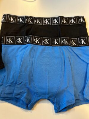 Calvin Klein 2-pak Boxershorts Electricaque/Black - Legekammeraten.dk