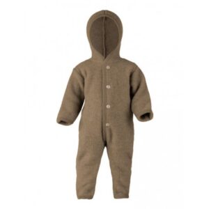 Heldragt I 100% Merino Uld Til Baby, Walnut Mélange