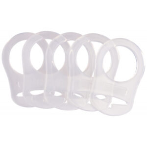 Infinity Hearts Suttekæde Adapter Transparent 5x3cm - 5 stk