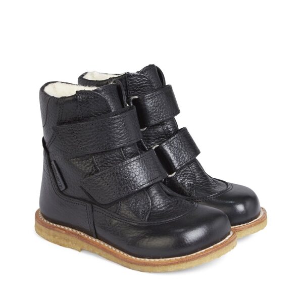 TEX-støvle med Velcro Lukning - 2504 Sort - 27