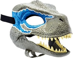 Jurassic World - Velociraptor Mask (White With Blue) (Deinonychus)