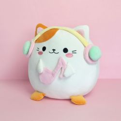 Balvi Cushion,fluffy Kawaii Melody,white,polyester - Bamse
