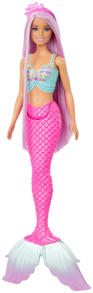 Barbie Touch of Magic Long Hair Mermaid Dukke - 3+år