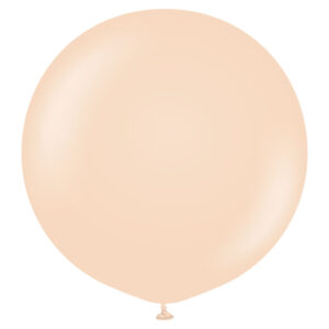 Beige Kæmpestor Latexballoner Blush 2-pak
