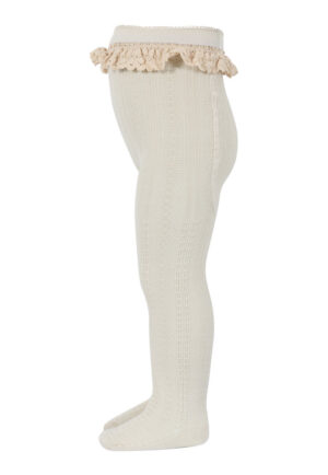 Berta strømpebukser blonde - Ecru - 70