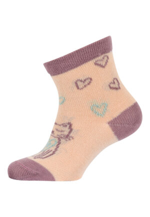 Cat love strømper - Ivory Cream - 17/19