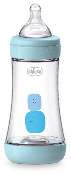 Chicco Perfect5 Sutteflaske - Fra 2 Måneder, 240ml - Blå