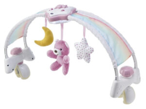 Chicco Uro/Regnbuepanel til Seng, 0+ måneder - Pink/Flerfarvet