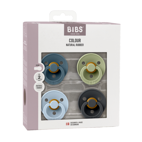 Colour 4 pk Latex str.2 Petrol/Sage/Baby Blue/Iron