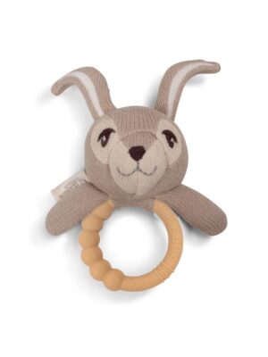 Filibabba Rattel w. Silicone teether - Henny the hare