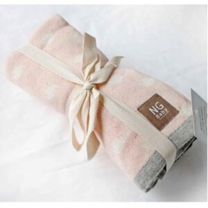 Filt Jaquard strikket Rose Cross
