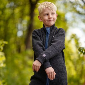 Flyverdragt barn | Rav 1-piece Kids - Ulvang - 104/4Yrs - Charcoal Melange/Stellar