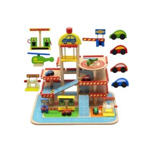 Garage med parkeringspladser - Træ