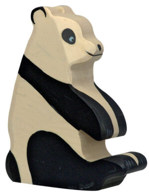 Goki Trælegetøj - 3+år - Siddende Panda