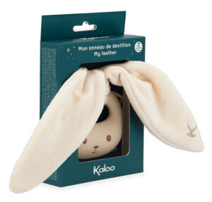 Kaloo Silikone Kaninbidering til Baby - Cream