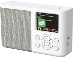 Kenwood CR-M33DAB Bærbar Radio - FM, DAB+ - Hvid