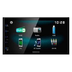 Kenwood DMX125DAB Digital bilstereo AV Receiver (m/DAB)