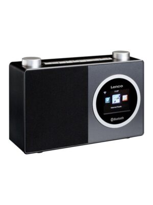 Lenco DIR-70BK - Internet radio with colour display and Bluetooth® - Black - Stereo - Sort