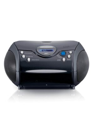 Lenco SCD-24 Black - Portable stereo FM radio with CD player