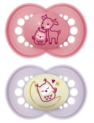 MAM Original Day/Night Sut - 6+ måneder, 2 stk - Planet Love Girl