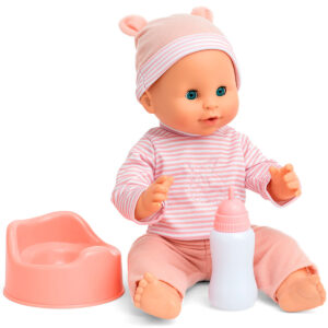 Magtoys Babydukke Sara m/Potte + Sutteflaske (40cm)