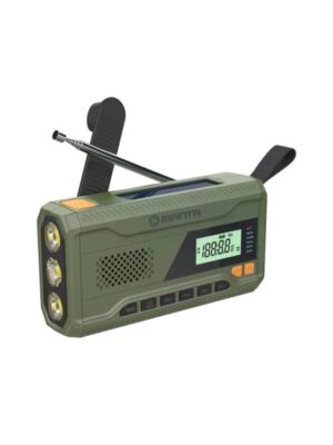 Manta Portable Emergency Radio - FM - Mono - Grøn