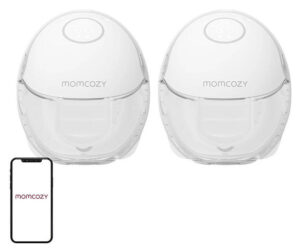 Momcozy M6 Brystpumpe - Grå (Dobbelt)