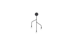 Normann Copenhagen Vekst Væglampe H: 73 cm - Sort