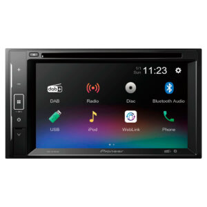 Pioneer AVH-A240DAB Bilradio m/6,2tm Touchskærm (MP3/Bluetooth/USB/DAB+/RDS/AUX)