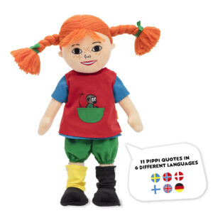 Pippi talende dukke 40 cm