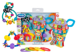 Playgro Aktivitetslegetøjssæt til Baby - Bidering, Rangler - 5 Dele