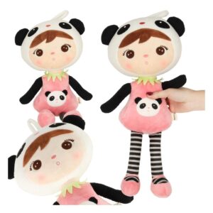 Plys Panda 46cm - Vedhæng med t⌀j leget⌀j og barnevogn