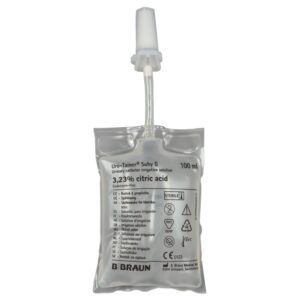 Skyllevæske, Uro-Tainer Mono, 100 ml, citronsyre/vand, Suby G, 3,23% citronsyre, 10 stk, Skyllevæsker til katetre,