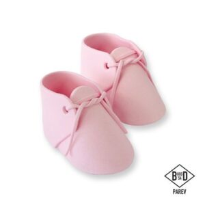 Spiselig Topfigur Baby Sko, Pink pk/2 - PME