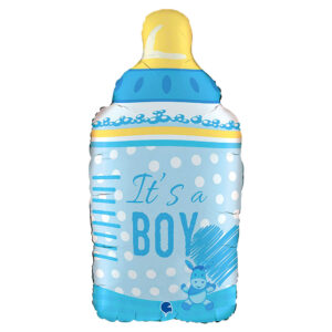 Sutteflaske It's a Boy Ballon Lyseblå