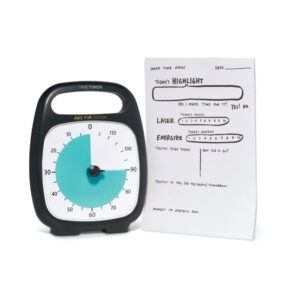 Time Timer PLUS visuelt ur med alarm - 120 min - MAKE TIME special edition