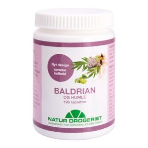 Baldrian og Hulme Tabletter - 190 stk.