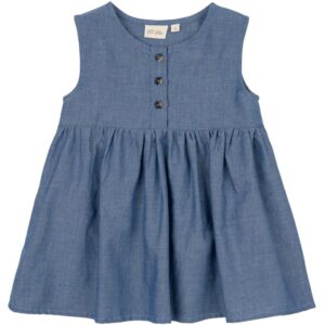 Kjole SL Woven - DENIM BLUE - 116