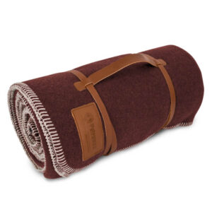 Petromax Wool Blanket 150 x 200 cm dark red/ brown - Udendørsliv fra Petromax
