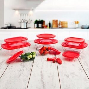 Hermetisk madkasse Ô Cuisine Gennemsigtig Borosilikatglas, 1,6 l - 25 x 22 cm