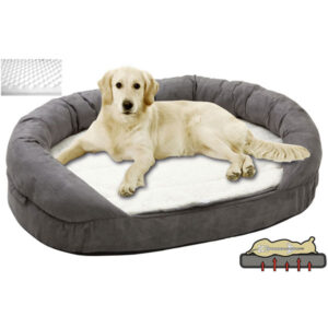 Karlie Ortopædisk Ortopædisk Memory Foam Hundeseng Grå - Lille