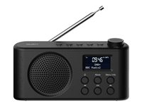 Majority Orwell DAB bærbar radio Sort