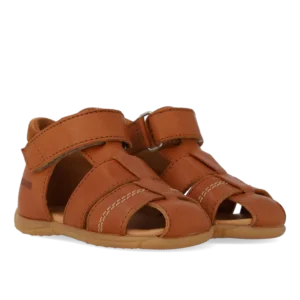 Prewalker sandal med velcro - Cognac/Cognac - 21