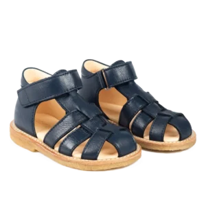 Begynder sandal med velcrolukning - Navy - 24