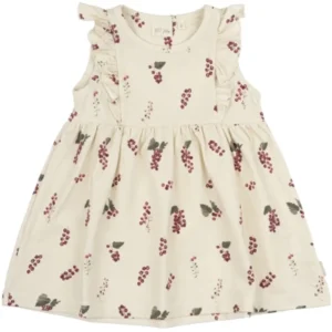 Kjole SL Frill Printed - BERRY - 110