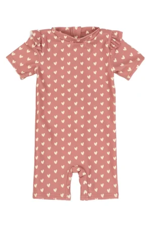 Swimjumpsuit Frills Printed - Heart - 74/80