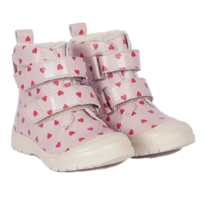Vandafvisende TEX-støvle med hjerteprint - ROSEHEARTS - 25