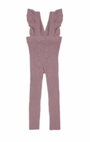 Condor Leggings med Flæse seler - Iris - 3-6 mdr.