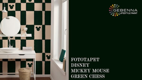 Fototapet: Disney Mickey Mouse "Green Chess"